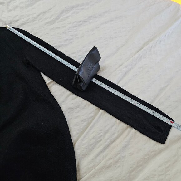 One Teaspoon 100% Merino Wool Knit Funnel Neck Dress - Black - Sz XS - Picture 12 of 16